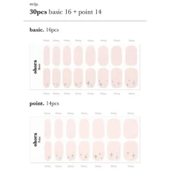 Semi Cured Gel Nail Strips N Shining Beauty 3. Nail Wraps|Korean Nails