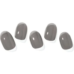 Clearance Semi Cured Gel Nail Strips N Tint Black 3. Nail Wraps|Korean Nails