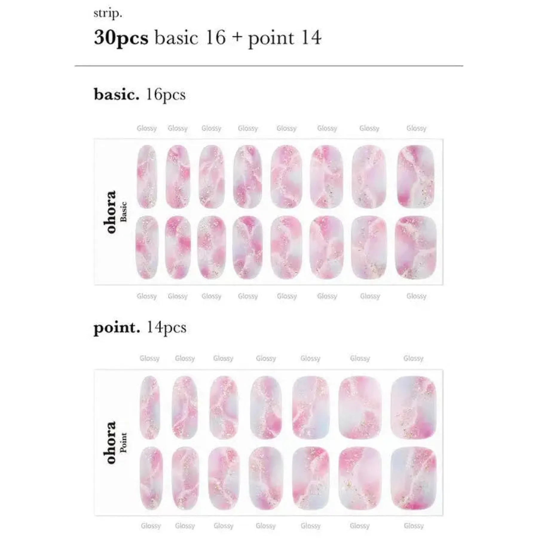 Outlet Semi Cured Gel Nail Strips N Unicorn Dream 3. Nail Wraps|Korean Nails