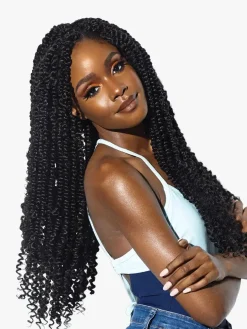 Hot Sensationnel Pre-Stretched 18" Braiding Hair Curly & Coily Accessories|Perücken & Extensions