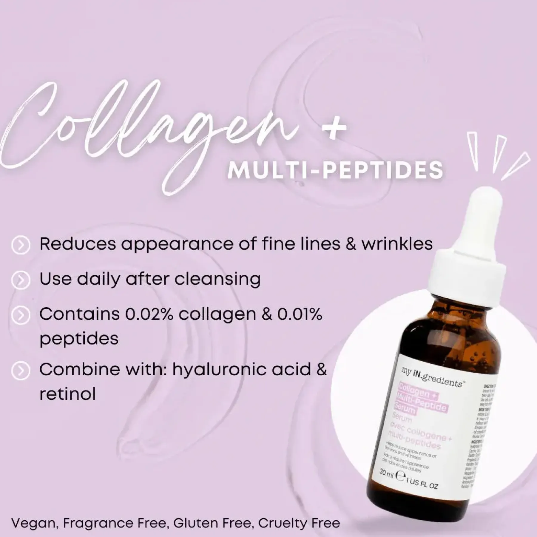 Sale Serum Collagen+ Multi Peptide Vegan Pflege|Problemlösende Seren