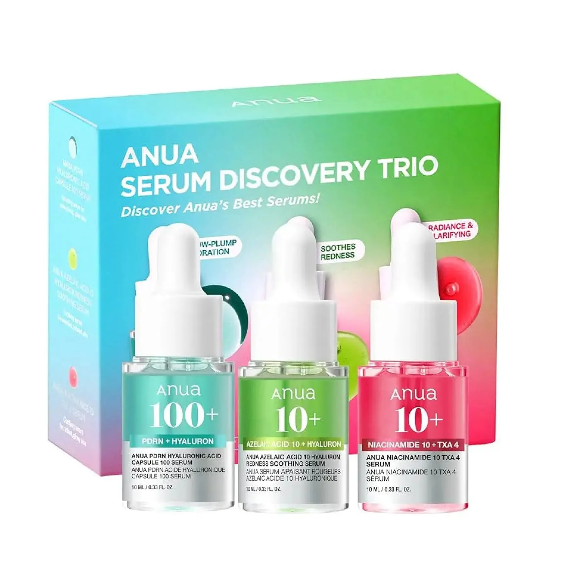 Clearance Serum Mini Trio Set Hauptzutat|Vegan Pflege