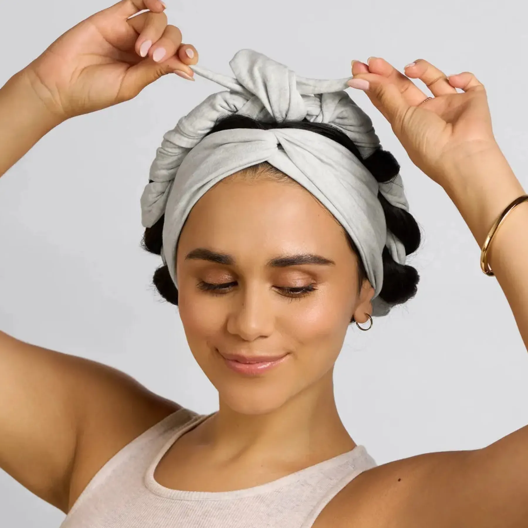 Discount Set & Flow Heatless Curling Headband Heather Gray Haarprobleem