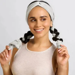 Discount Set & Flow Heatless Curling Headband Heather Gray Haarprobleem