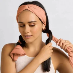 Hot Set & Flow Heatless Curling Headband Terracotta Haarprobleem