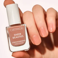 Sale Sheer Beauties Strengthening Nail Polish 060 Nudie Beautie 3. Nagellak