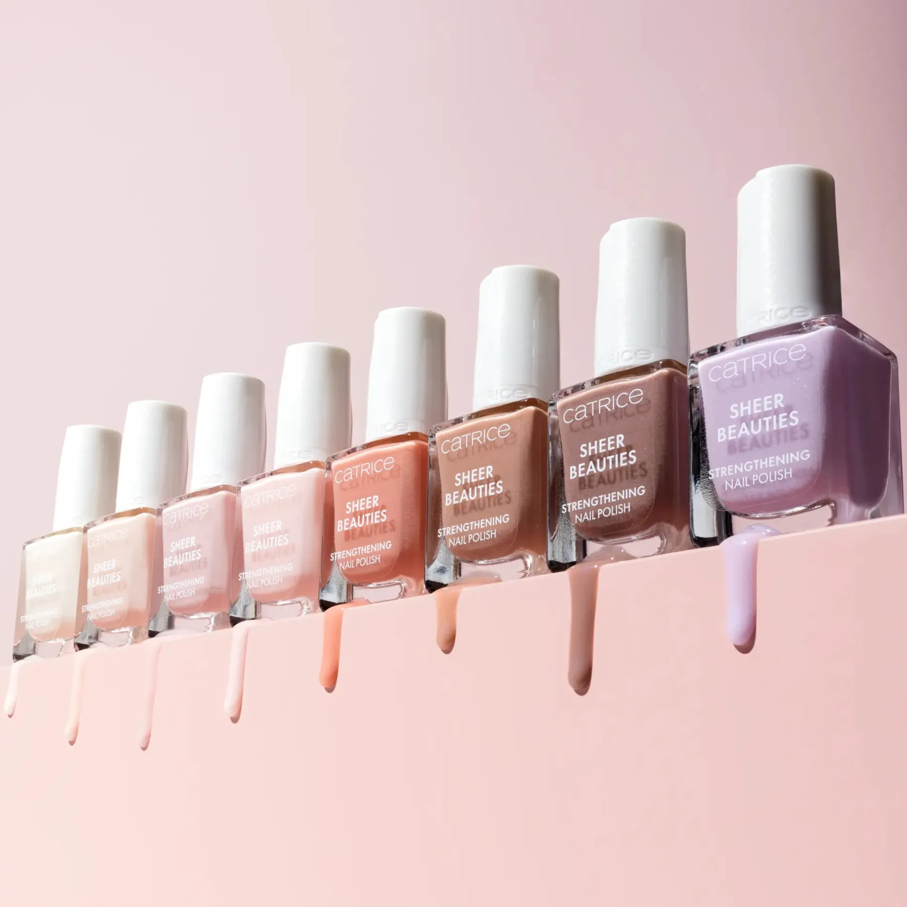New Sheer Beauties Strengthening Nail Polish 040 Fluffy Cotton Candy 3. Nagellak