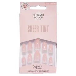 Clearance Sheer Tint Satin Slippers Nails Künstliche Nägel