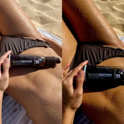 Online Shine Brown Chocolate Oil Vegan Tanning|Tanning Oil