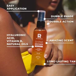 Discount Shine Brown Two-Phase Super Tanning Spray Tanning Spray|Vegan Tanning