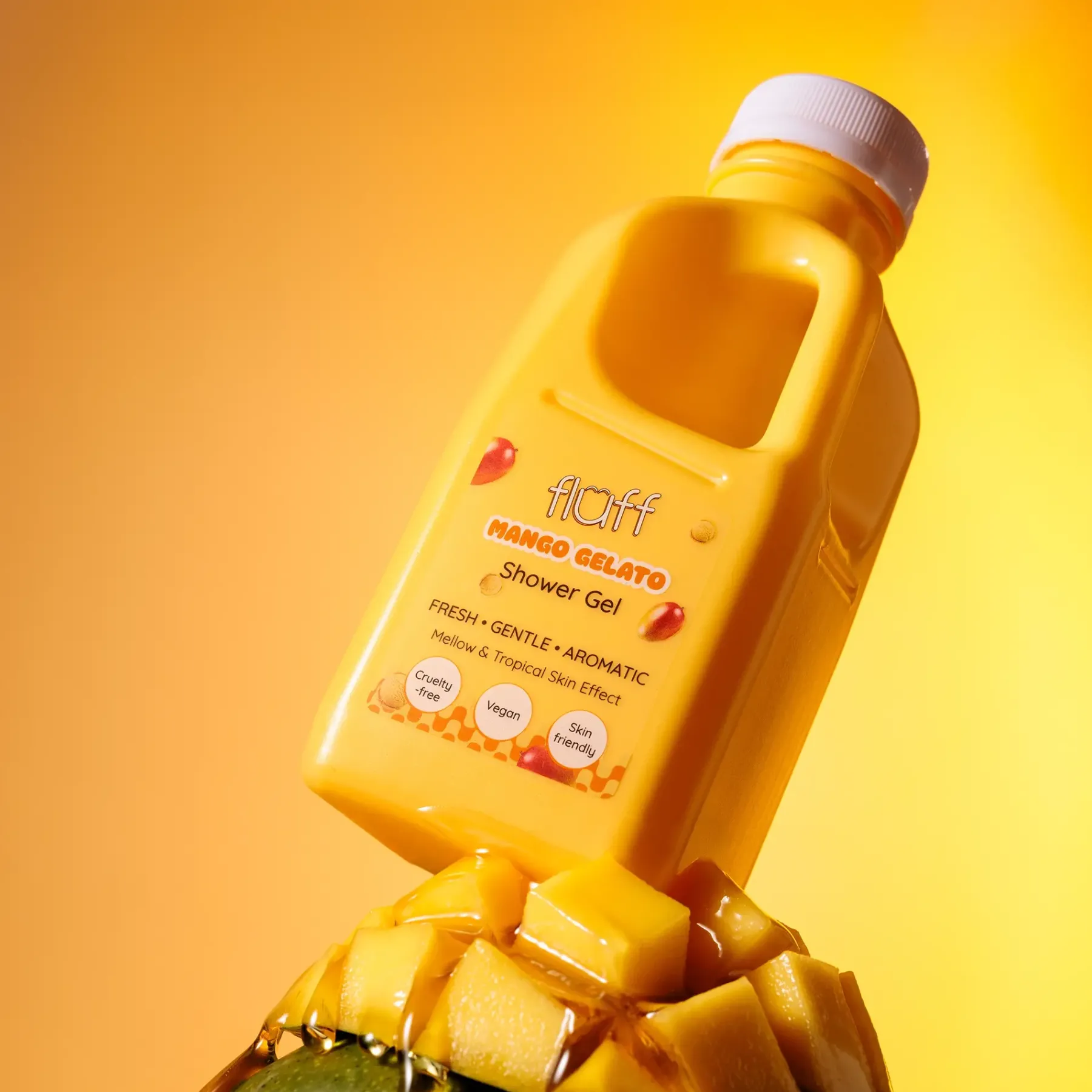 Discount Shower Gel Mango Gelato Vegan Pflege|Hautprobleme