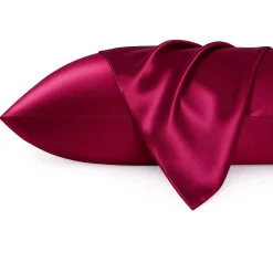 Best Silky Satin Pillowcase Red Kopfkissenbezüge|Kopfkissenbezüge