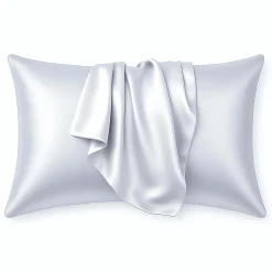 Sale Silky Satin Pillowcase Silver Grey Curly & Coily Accessories|Kopfkissenbezüge