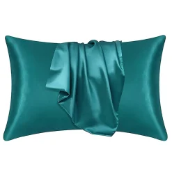Sale Silky Satin Pillowcase Teal Kopfkissenbezüge|Kopfkissenbezüge