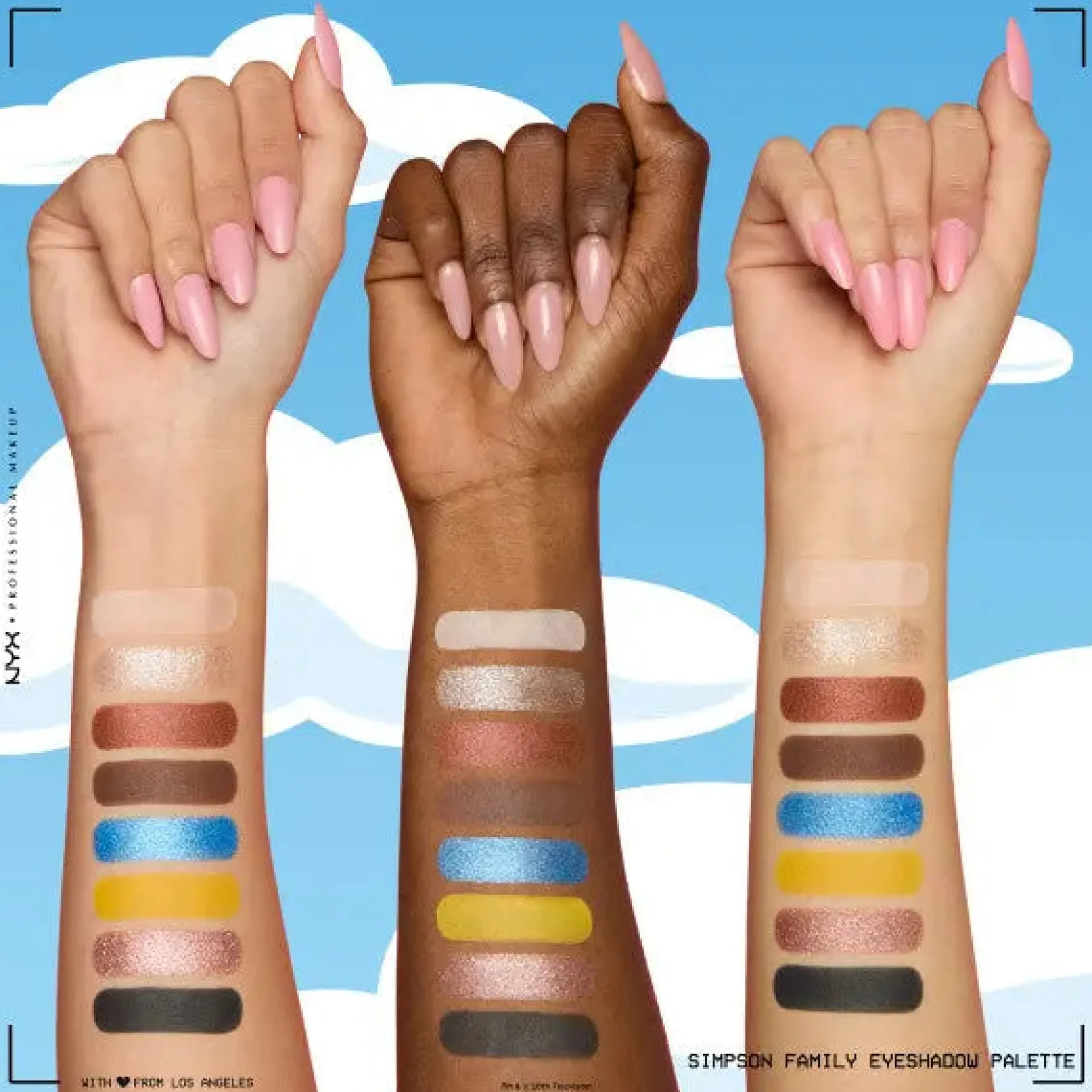 Outlet Simpson Family Eyeshadow Palette Lidschatten|Vegane Lidschatten