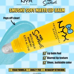 Simpson Smushy Blurred Finish Matte Lip Balm Maggie Peekaboo Blue Vegan Pflege|Lippenbalsam