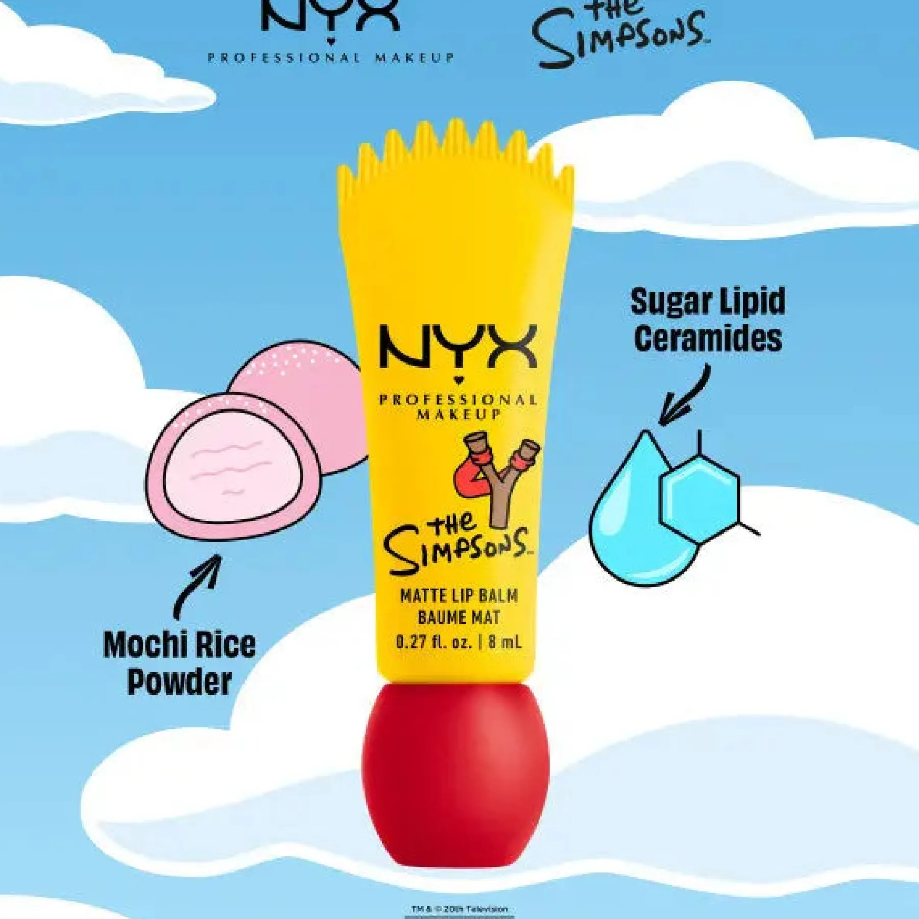 Clearance Simpson Smushy Blurred Finish Matte Lip Balm Bart Rebel Red Vegan Pflege|Lippenbalsam