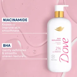 New Skin Replenish Body Wash Niacinamide + BHA Serum Pink Lily Everything Shower|Hauptzutat