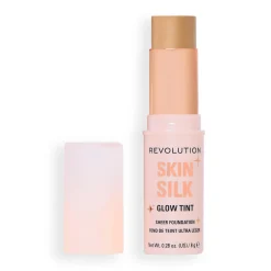 New Skin Silk Glow Tint Sheer Foundation Stick Medium Tan Warm Foundation