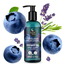 Best Sleeping Soothing Shower Oil Mind & Skin Meditation Everything Shower|Vegan Pflege