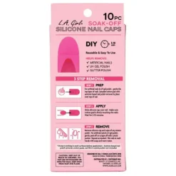 Hot Soak Off Silicone Nail Caps Gel Nagellackentferner