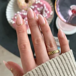 Hot Soft Gel Press-On Nails Golden Hour Künstliche Nägel