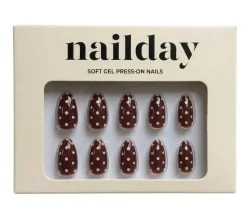 Soft Gel Press-On Nails Spotted Künstliche Nägel