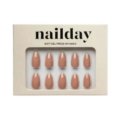 Clearance Soft Gel Press-On Nails Toffee Künstliche Nägel