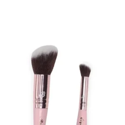 Sale Soft Pink and Gold Contour and Blush Duo Brush Tön Mehr|Rouge Pinsel
