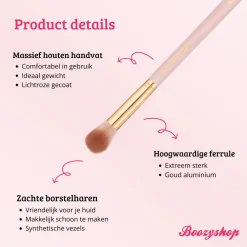 Online Soft Pink & Gold Brightening Concealer Brush Concealer|Tön Mehr