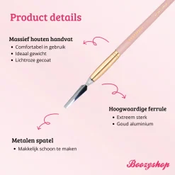Discount Soft Pink & Gold Brow Sculpting Duo Brush Tön Mehr