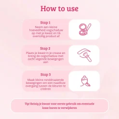 Sale Soft Pink & Gold Crease Blender Brush Tön Mehr