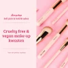 Online Soft Pink & Gold Eyeshadow Brush Lidschatten Pinsel|Tön Mehr