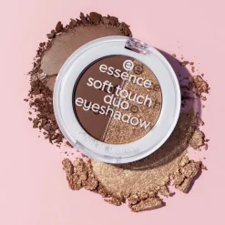 New Soft Touch Duo Eyeshadow 04 Mocha Muse Lidschatten|Vegane Lidschatten