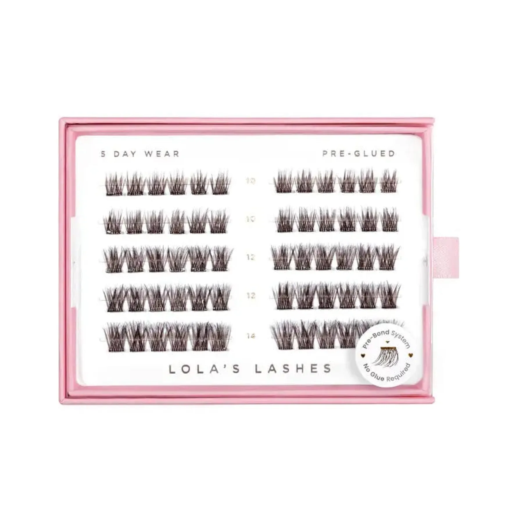 Discount Soft Wisp Dark Brown Pre-Glued Lashes Künstliche Wimpern