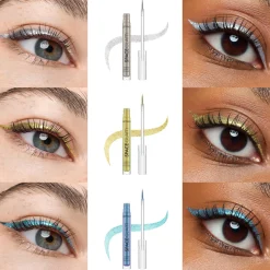 Best Space Glam Liquid Effect Eyeliner 030 Cosmic Chrome Vegan Eyeliner|Eyeliner