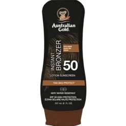 Clearance SPF 50 Lotion With Bronzer Instant Tan|Spf