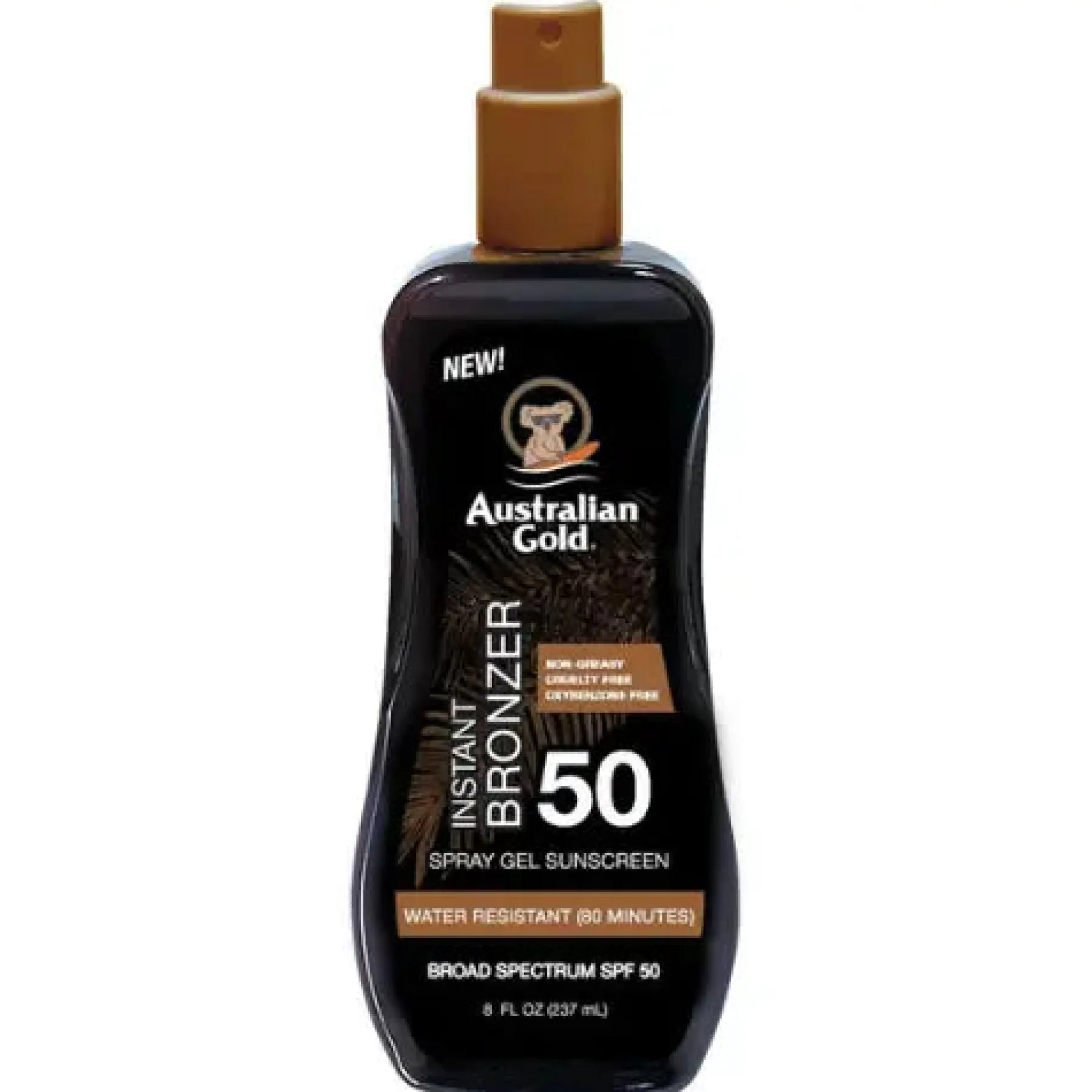 SPF 50 Spray Gel With Bronzer Tanning Spray|Instant Tan