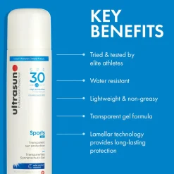 New Sports Gel SPF 30 400 ml. Vegan Tanning|Spf