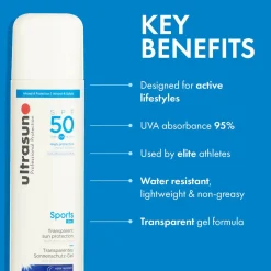 Discount Sports Gel SPF 50 200 ml. Vegan Pflege|Vegan Tanning