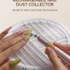 New SProR Cordless & Rechargeable Nail Dust Collector White Nagel Afzuigers