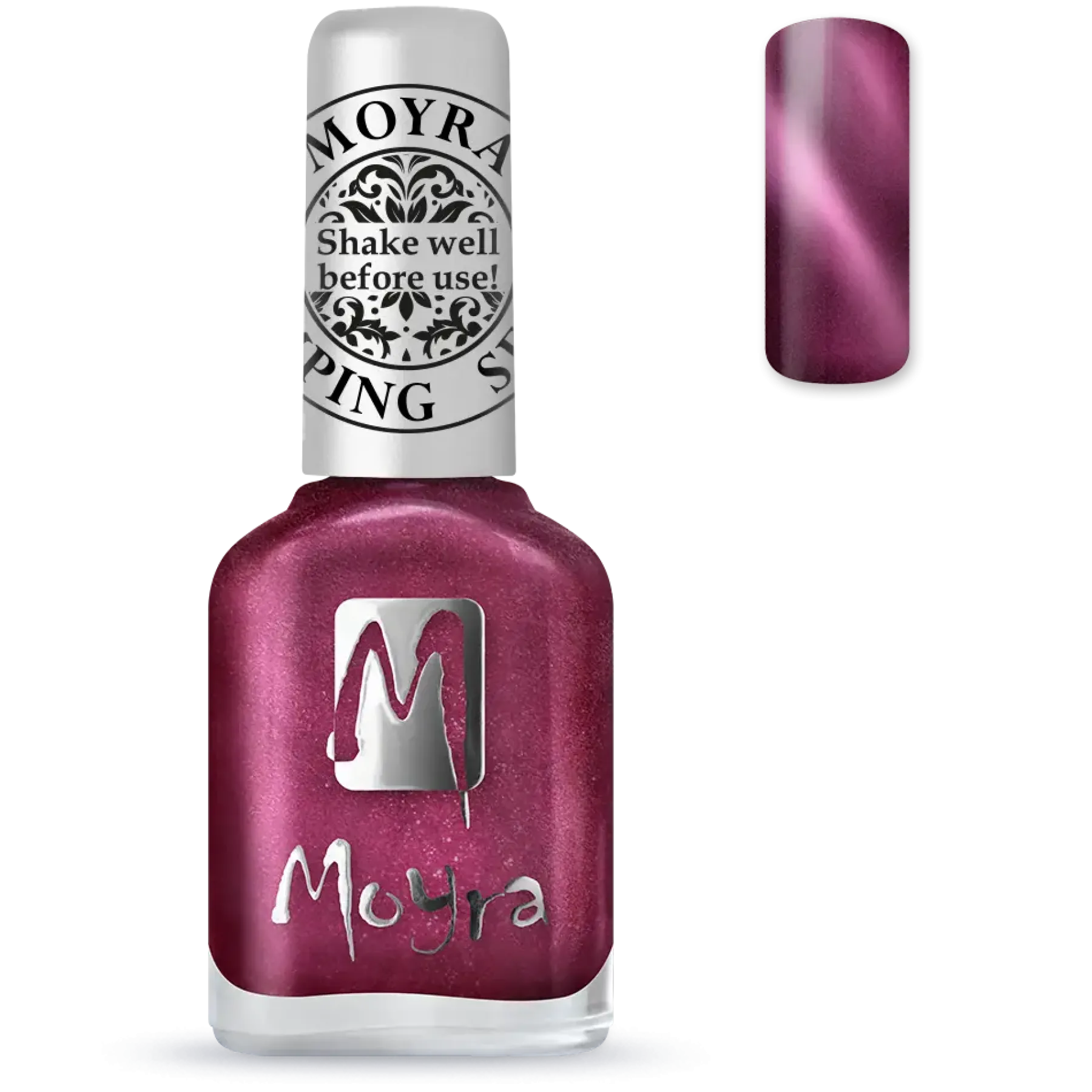Discount Stamping Nail Polish Cat Eye SP32 Magnetic Red Cat Eye Nagellack|3. Nagellak