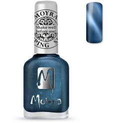 Stamping Nail Polish Cat Eye SP33 Magnetic Blue Cat Eye Nagellack|3. Nagellak
