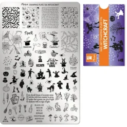 Clearance Stamping Plate No. 126 Witchcraft Nagelkunst