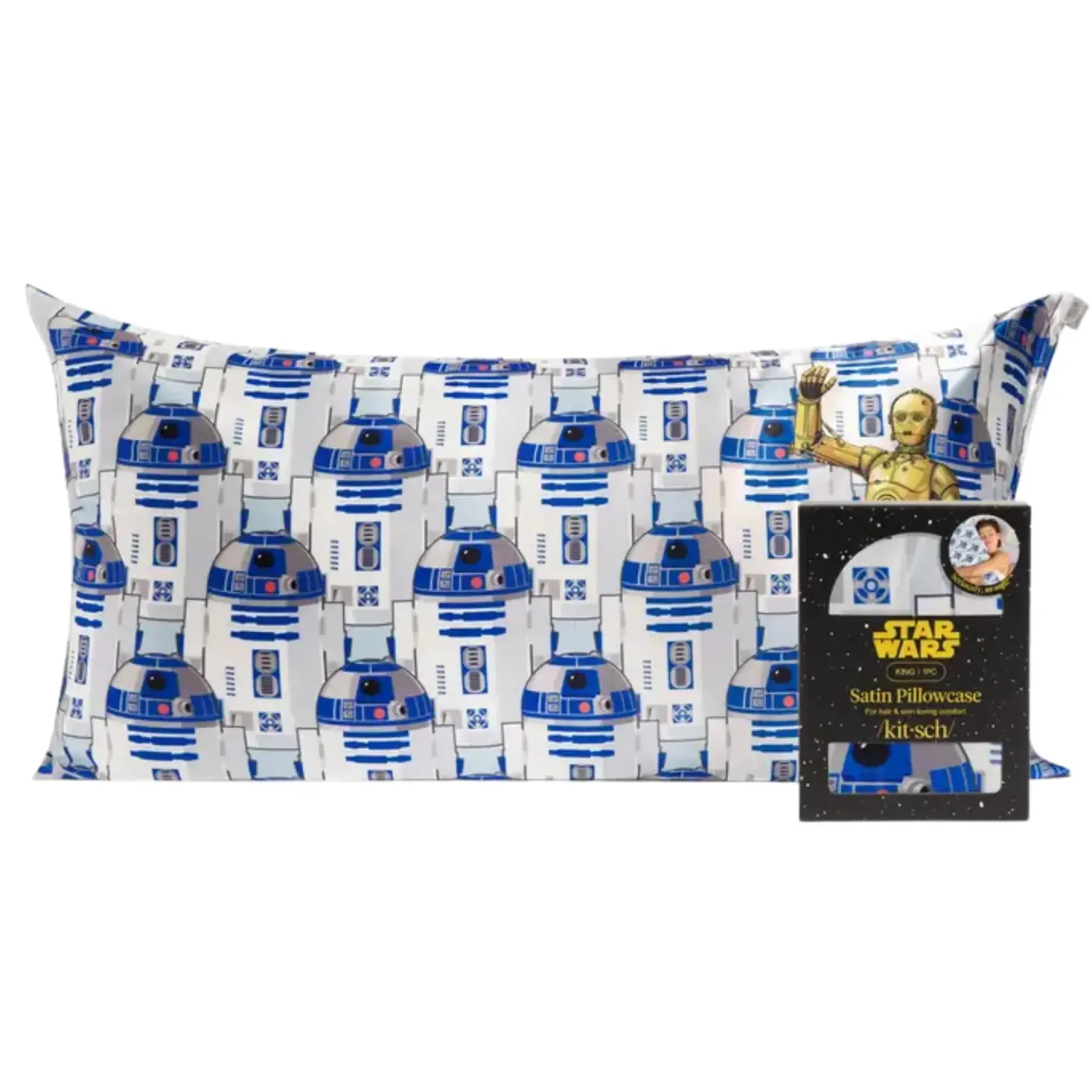 Sale Star Wars™ Satin Pillowcase R2-D2 & C-3PO King Kopfkissenbezüge|Kopfkissenbezüge