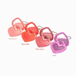 Hot Stay Blushin! Lip and Cheek Cream Blush Keychain Sunkissed Rouge