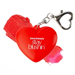 New Stay Blushin! Lip and Cheek Cream Blush Keychain Berry Red Rouge
