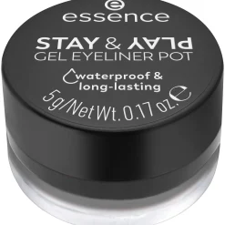 Best Stay & Play Gel Eyeliner Pot 01 Black Vegan Eyeliner|Eyeliner