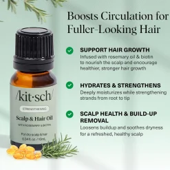 Discount Strengthening Scalp & Hair Oil with Rosemary & Biotin 10 ml. Hair Growth|11 Schritte Haarpflege Routine