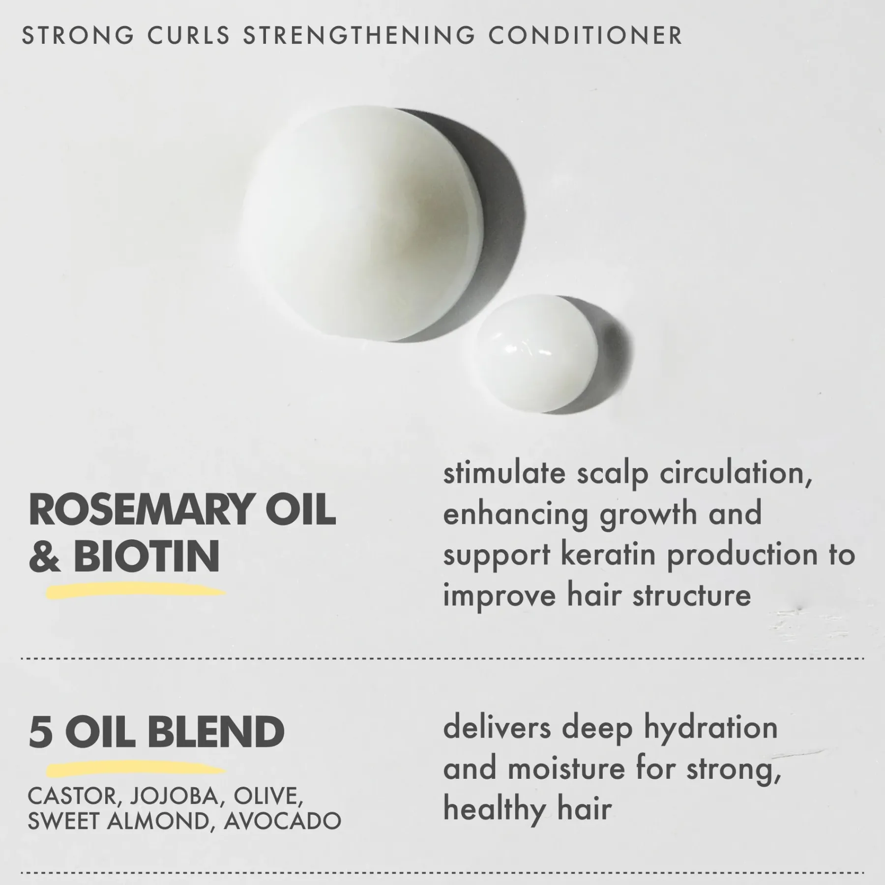 Clearance Strong Curls Rosemary Oil Conditioner Hair Growth|11 Schritte Haarpflege Routine